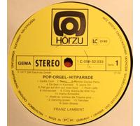Franz Lambert - Pop-Orgel Hitparade (1978) / Vinyl record [Vinyl-LP]