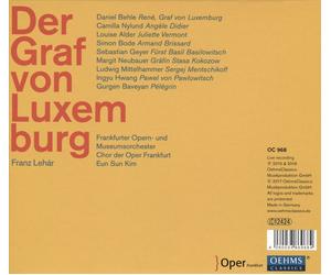 FRANZ LEH R: DER GRAF VON LUXEMBURG NEW CD