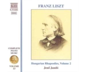 FRANZ LISZT: COMPLETE PIANO MUSIC 13/HUNGARIAN RHAPSODIES 2 - CD