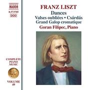 Goran Filipec - Franz Liszt: Dances, Valses oubliées, Csárdás, Grand Galop cromatique - CD - NAXOS