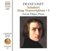 Franz Liszt : Franz Liszt: Schubert Song Transcriptions - Volume 3 CD (2023)