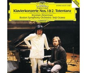 Franz Liszt Klavierkonzerte Nos.1&2. Totentanz by Zimerman, Ozawa, Boston Symphony Orch. (1990) Audio CD