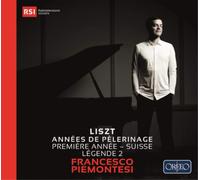Francesco Piemontesi – Franz Liszt: Année de pélerinage, Première année – CD + DVD (2-pack)