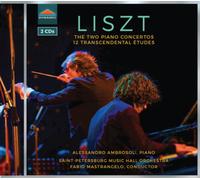 Ambrosoli/Sinfonietta - Franz Liszt: The Two Piano Concertos, 12 transcendental Études