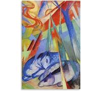 Franz Marc Posters And Prints Animals Abstract Wall Art Vintage Canvas Painting Franz Marc Picture For Home Modern Decor 40x50cm No Frame