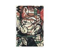 Franz Marc The Birth of The Horse Poster Artworks Picture Print Poster Wall Art Painting Canvas Decor Home Posters 16x24inch(40x60cm)