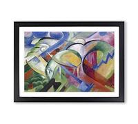 Franz Marc The Sheep Framed Wall Art Print A2 Black