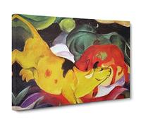 Franz Marc The Yellow Cow Canvas Wall Art Print 24x16 Inch