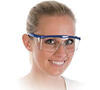 franz mensch All-purpose safety glasses, lens tint clear.