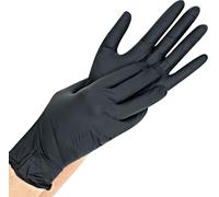 FRANZ MENSCH Hygostar Safe Light 27018 Nitrile Gloves Black L Powder-Free