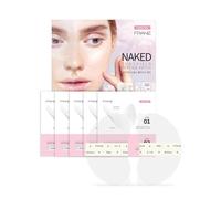 FRANZ Naked Sunshield Peptide Plasters for Sun Care - Over 98% UV Protection - Lightweight, High Breathability, Shine Enhancers - 5 Pairs (Large)