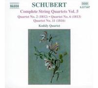 Kodaly Quartet – Schubert: String Quartets Nos. 2, 6 and 11 – NAXOS