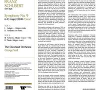 George Szell & Cleveland Orchestra - Schubert: Symphony No. 9 "Great" [VINYL]