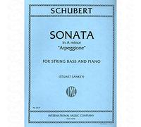 Franz Schubert: Sonata in A Minor D.8 Arpeggione" Arranged for Double Bass & Piano by Stuart Sankey, IMC2419