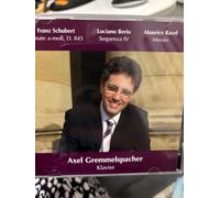 Franz Schubert, Sonate a-moll, D. 845 - Luciano Berio, Sequenza IV - Maurice Ravel, Miroirs