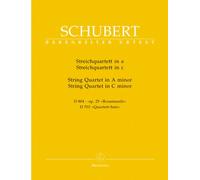 Franz Schubert-String Quartet A Minor D 804 Op. 29 'Rosamunde'-Parts