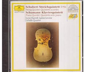 Franz Schubert String Quintet in C D956. Robert Schumann Piano Quintet in E Flat Op. 44