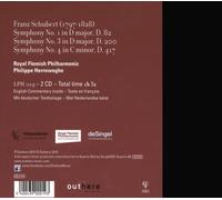 FRANZ SCHUBERT: SYMPHONIES NOS. 1, 3 & 4 NEW CD