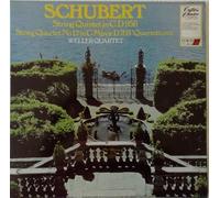 Franz Schubert / Weller-Quartett - String Quintet In C D 956, String QuartetNo. 12 In C Minor D 703 "Quartettsatz"-LP