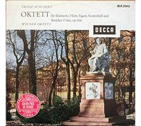 Franz Schubert , Wiener Oktett - Oktett Für Klarinette, Horn, Fagott, Kontrabaß Und Streicher F-Dur, Op. 166 - Decca - BLK 21043