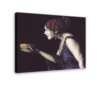 Franz Von Stuck - Tilla Durieux As Circe Canvas Art Poster And Wall Art Picture Print Modern Family Bedroom Decor 24x36inch(60x90cm)