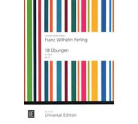 Franz Wilhelm Ferling: 18 Exercises (Studies), Op.12 for Oboe, Universal Edition UE17518