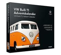 FRANZIS 55134 VW Bulli T1 Advent Calendar, Metal Model Kit in Scale 1:43, Includes Sound Module and 52-Page Accompaniment Book