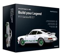 FRANZIS 67217 - Porsche 911 Carrera RS 2.7 Build Your Legend | Metall-Modellbausatz im Maßstab 1:24, inkl. Soundmodul und 72-seitigem Begleitbuch