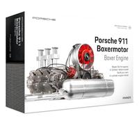 FRANZIS 67224 Porsche 911 Boxer Engine. 290 Piece Kit, Transparent Functional Model, Movable Crankshaft, Pistons and Valves, Includes Rich... Air-Cooled 6 Cylinder Engine Model