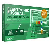 FRANZIS 67333 - Electronic Football Advent Calendar, 24 Circuits to Build Yourself, Includes All Components and 30-Page Companion Book, No Soldering