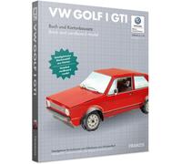 Franzis Book and Cardboard Model VW Golf GTI 1:18 New