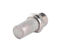 FRAOMHFW 1/8" 1/4" 3/8" 1/2" 3/4" 1" BSP Male Thread 304 Stainless Steel Pneumatic Fitting Silencer Muffler Connector(Long,1")