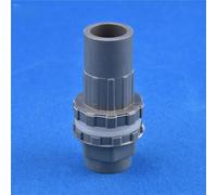 FRAOMHFW 16~50mm White PVC Aquarium Drain Joint 90° Elbow Drainage Connector Garden Irrigation Fish Tank Overflow Water Supply Tube Parts(Style A-Grey,Inner Dia 40mm)