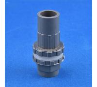 FRAOMHFW 16~50mm White PVC Aquarium Drain Joint 90° Elbow Drainage Connector Garden Irrigation Fish Tank Overflow Water Supply Tube Parts(Style A-Grey,Inner Dia 25mm)