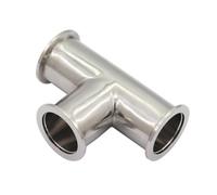 FRAOMHFW KF16 KF25 KF40 KF50 3 Way Tee Vacuum Fitting SS304 Stainless Steel(KF25)