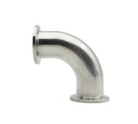 FRAOMHFW KF16 KF25 KF40 KF50 Vacuum Quick Fit Elbow/tee/four-way 304 Stainless Steel Equal Diameter Flange Joint(Pipe bend,KF50)