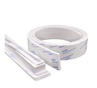 FRAOMHFW Silicone Rubber Self Adhesive Sponge Seal Strip Width 5-50mm Thick 2-20mm White Foam Anti-collision Seal Gasket For Doors/Window(Width 10mm Thick 3mm)
