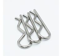 FRAOMHFW Stainless Steel R Shaped Spring Cotter Clip Pin 1.2mm 1.5mm 1.6mm 1.8mm 2mm 3mm 4mm 5mm Dia Fastener Hardware For Repairing Cars(M1.6x28mm (20PCS))