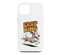 Frap King Cartoon Cool Breed Cute Comic Puppy Dog Whippet Case for iPhone 13