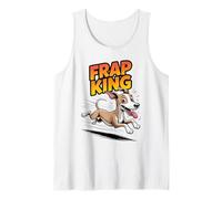 Frap King Cartoon Cool Breed Cute Comic Puppy Dog Whippet Tank Top