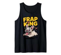 Frap King Cute Retro Fast Cartoon Frenchie French Bulldog Tank Top