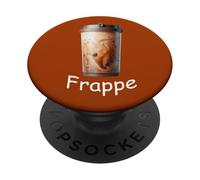 Frappe coffee and coffee tumbler image. PopSockets Adhesive PopGrip