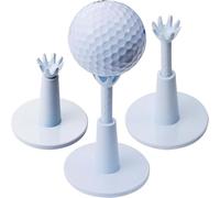 Fraser Fitness Adjustable Golf Tee 3 Pack, Golf Mat Tees for Driving Range & Simulator, Rubber Golf Tees for Mats or Winter Tees (3)