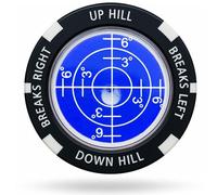 Fraser Fitness Golf Green Reader Level Ball Marker with High Precision Putting Green Reading Aid | Level Head Golf Marker With Bubble Level Golf Secret Santa| True Aim Ball Marker (Premium Blue)