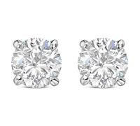 Fraser Hart Women's Sterling Silver Cubic Zirconia Medium Claw Stud Earrings Fraser Hart Silver One Size