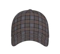 Fraser Hunting Tartan Plaid Black Snapback Cap Printed Customised Dad Hat for Ladies Women Boys