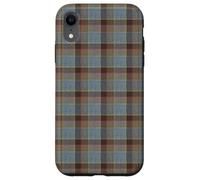 Fraser Weathered Scottish Tartan Plaid Pattern Case for iPhone XR
