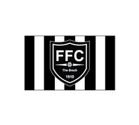 Fraserburgh F.C. Merchandise Flag Size: One Size, Colour: Black/White