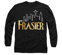 Frasier Logo Mens Long Sleeve T Shirt, Black, Small