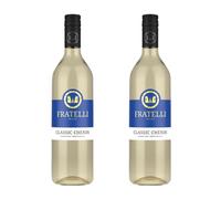 Fratelli Vineyards Classic Chenin | Indian White Wine | Chenin Blanc & Sauvignon Blanc | 2 x 75cl | 12% ABV | Crisp & Vibrant